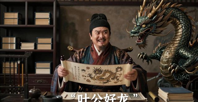 成語故事葉公好龍50字