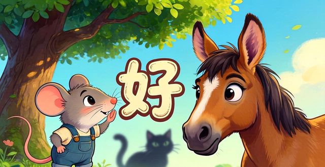 老鼠對(duì)野馬說(shuō)我和貓約會(huì)來(lái)謎語(yǔ)