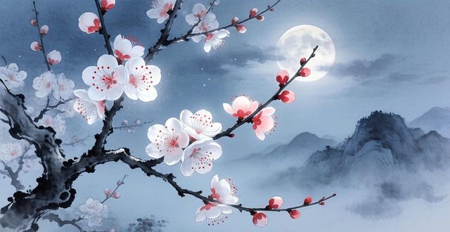 山園小梅 中的詠梅名句是