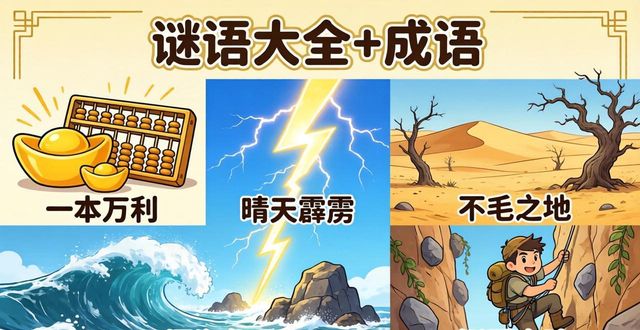 謎語(yǔ)大全+成語(yǔ)