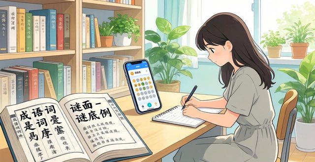 四字成語謎語
