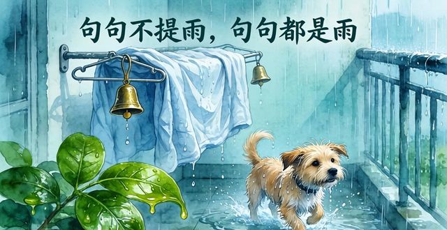 句句不提雨 句句都是雨
