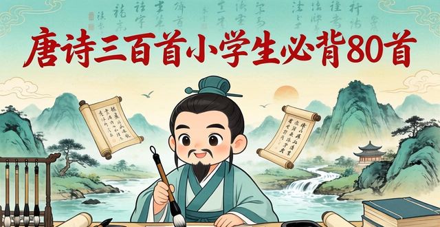 唐詩(shī)三百首小學(xué)生必背80首