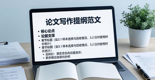 論文寫作提綱范文