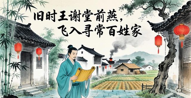 飛入尋常百姓家的上一句