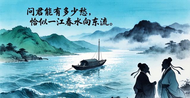 描寫水的詩句